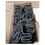 Beeveer 1650 Pcs Staple for Foamboard Stapler 1.65 Staples for 1 and 2 Foam Board, Binding Various Floor Heating Pipes, Black (Pex Stapler Not Included)