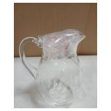 Amazing Abby - Bubbly Whirly - Plastic Pitcher (64 oz, 2 Quart), Clear Water Pitcher with Lid, Fridge Jug, BPA-Free, Shatter-Proof, Great for Iced Tea, Sangria, Lemonade, Juice, Milk, and More