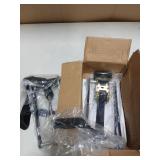 FENJANER Archer Compound Bow Press, Alumium Alloy Portable Hand Held Replace Bowstrings Tool, Press Ratchet Bow Limbs Open Accessories for Compound Bow & Crossbow (Black)