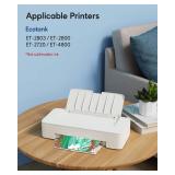 CEEBOO 522 High Capacity (5 Bottles) Refill Ink Bottle Replacement for Epson Compatible 522 Ink Refill Bottles (Not Sublimation Ink) Use for EcoTank ET-2803 ET-2800 ET-2720 ET-4800 Printer