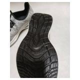 Rollstep Wide Toe Box Shoes Women Extra Wide Width Sneakers Diabetic Air Cushion Road Running Shoes Ultra Light Wide Tennis Sneakers Gym Training Breathable Walking Shoes Black Grey 42