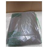 Waretary Cat Litter Box Mat: 36"x 30" Waterproof Kitty Cat Litter Trapping Mat, Easy-clean Double-layer Scatter Control Pad Rug (Grey)