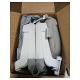 BEBELEH Collapsible Baby Bathtub with Thermometer Bathtub + Baby tub Sling + Newborn Sling Baby Bathtub Newborn to Toddler 0-24 Months The Ultimate Baby Bath Tub! (with Thermometer,Gray)