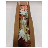 Hananona 12 Pcs Artificial Chrysanthemum Flowers, Orange Kiku Pom Pom Mums Flower Faux Fall Floral for Autumn Halloween Kitchen Table Centerpiece Home Decor (12, Burgundy, Burnt Orange, Deep Peach)