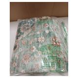 Green Rugs for Bedroom Area Rugs 5x7 Washable Rugs Boho Vintage Oriental Large Foldable Faux Wool Carpet for Living Room Nursery Room Dorm Kids Playroom Home Office