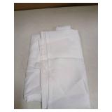 Eachope 1 Pack Fabric Snap-in Shower Curtain Liner Replacement,Compatible with No Hook Shower Curtain with Snap in Liner, Removable & Water-Repellent,Machine Washable,70x54,White