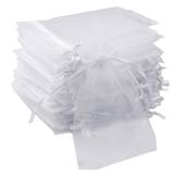 Tojwi 50pcs Organza Bags-Mix Color 3.54