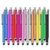 20 Pack Stylus Pen,Stylus Pen for Touchscreen High Precision and Sensitivity for Everyday Writing/Drawing,Universal Stylus Compatible with Touch Screens,10 Colors