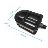 N3od3er Upgraded Kids Bike Pedals 1/2 Inch 1 Pair Kids Spindle Pedals Resin fit 12" 14" Youth Bikes