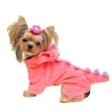 NACOCO Dog Dinosaur Design Costume Pink Pet Clothes for Medium Dog (Pink, M)
