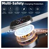 4 in 2 Charging Cable for Apple iWatch Charger with 3 Type-C Ports, Travel Essentials USB C Splitter Multi Charging Cable/Cord for iWatch Ultra/SE/10-1, iPhone17 16 15 14, Android, More -1Pack 5FT