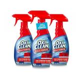 OxiClean Max Force Laundry Stain Remover Spray, Newborn & Baby Essentials, Stain Treater, 12 fl oz, 3-Pack