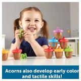 Learning Resources Alphabet Acorns Activity Set - ABC Puzzle, Preschool Learning Activities, Speech Therapy Materials, Manipulatives For Preschoolers, Fine Motor Skills
