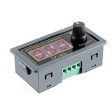 JESSINIE ZK-MG PWM Motor Speed Controller LED Digital Display Adjustable Signal Generator Driver Module 5V 12V 24V DC Motor Governor High Precision Speed Regulator with Shell
