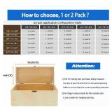 2 Pack | Toys Box Hinges Soft Close - HBL Lid Support Chest Hinges for Wooden Toy Box, Cedar, Storage Trunk & Benches, Made of Zinc Alloy, Safety & Heavy Duty.