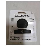LEZYNE Matrix Saddle Tagger, Stealth Bicycle Airtag Seat Mount Case, Lightweight, Durable Composite Matrix, IPX7 Waterproof, Hidden Airtag Holder for Bikes