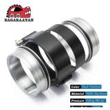 BAGARAATAN Aluminum Quick Release V-Band Clamp,2.5"/64mm Intake Intercooler Pipe Clamp,Intake Intercooler Pipe Throttle Union Sleeve(Black)