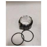 BAGARAATAN Aluminum Quick Release V-Band Clamp,2.5"/64mm Intake Intercooler Pipe Clamp,Intake Intercooler Pipe Throttle Union Sleeve(Black)