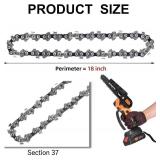 5 Pieces 6 Inch Mini Chainsaw Chain Replacement Accessories, 6 Inch Chain Saw Chains for Cordless Electric Portable Mini Chainsaw - 37 Drive Links