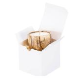 UnicoPak 10 Pack 4x4x4 Gift Boxes Bulk White Small Gift Boxes for Ornaments, Candles, Mugs, Crafting, Treat, Ideal for Birthday Christmas Party Homemade Business