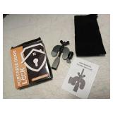 WINCHY Portable Door Lock Home Security Locker Hotel Locks for Travelers Travel Safety from Inside Bedroom Rooms Apartment Gifts Must Haves Essentials, Black