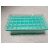 Turquoise Ice Cube Tray with Lid