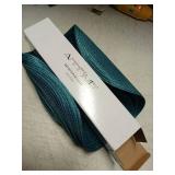 AHHFSMEI Round Braided Placemats 15 Inch Round Table Mats for Dining Tables Natural Woven Heat Resistant Place mats Set of 6 (Teal)