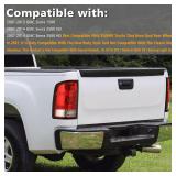 Tektend Tail Light Assembly Compatible with 2007-2013 GMC Sierra 1500 2500HD 3500HD Factory Style Pickup Truck Taillight Rear Brake Lamps OE Replacement, Driver Side