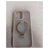 TORRAS Desert Titanium for iPhone 16 Pro Max Case, [Military Grade Drop Tested][Fit for MagSafe] [Built-in Stand] Translucent Slim Soft Edge Case for iPhone 16 Pro Max 6.9" 2024, Rose Gold