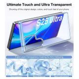TORRAS Shockproof for Samsung Galaxy S25 Ultra Case, [Non-Yellowing] [12FT Military-Grade Protection] Transparent Slim Case for Samsung S25 Ultra Case, Diamond Clear, Hard, 6.9