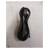 AGVEE 10ft Printer Power Cord for HP Officejet Pro Envy Photosmart Epson, 90 Degree ETL Listed 18AWG 2-Prong AC Power Cable IEC C7 C8 Replacement, Black