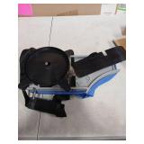 Zipcase 25lb Bag Seed Spreader with Waterproof Bag, Rare Baffle and Accurate Gears, Handheld Grass Seed Spreaders for Lawns, Blue