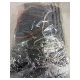 M METERXITY Outdoor Curtains for Patio Waterproof, 110W x 120L Inch Heavy Gazebo Curtains for Outdoor Patio, Porch, Sunlight, Outdoor Blackout Curtains [Charcoal, Grommet Top]