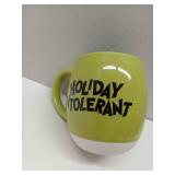 APPEARS NEW - Grinch Face Green Ceramic Coffee Mug