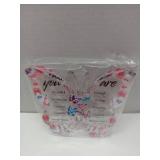 FACTORY SEALED - Guawubiang Inspirational Scripture Keepsake, Christian Gifts for Women Men, Floral Butterfly Decor Acrylic Plaque, Bible Verses Religious Gifts for Sister Mom Friend, Home Office Desk