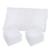 FACTORY SEALED - Disposable Pillow Case Covers(Pack of 100),Bulk Pillow Cases for Medical Hospital Travel,Paper Pillow Cases Disposable 21â Width x 30âLength (White)