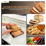 FACTORY SEALED - Wooden Bread Bow Knife | Bread Slicer for Homemade Bread | Sourdough Bread knife with Bow Design, Stainless Steel Serrated bread Saw, Bread cutter bread slicer for homemade bread Unif