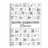 FACTORY SEALED - BLOCKv ADHD Cleaning & Organizing Planner for Adults â Home Cleaning Schedule Book with Daily/Weekly/Monthly Checklists, Chore & Task Routine Tracker, Declutter & Home Organizati