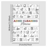 FACTORY SEALED - BLOCKv ADHD Cleaning & Organizing Planner for Adults â Home Cleaning Schedule Book with Daily/Weekly/Monthly Checklists, Chore & Task Routine Tracker, Declutter & Home Organizati