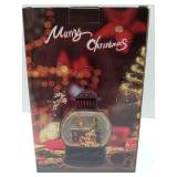 FACTORY SEALED - AOMIL Christmas Snow Globe Lantern with Music & Timer - USB/Battery Operated LED Glittering Globe, Snow Globe Decor for Home Holiday (Santa Claus)