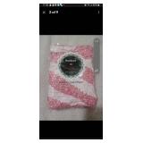 FACTORY SEALED - Marilyn Monroe Feather Yarn Knitted Blanket - Pink and White Pattern