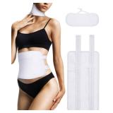 FACTORY SEALED - 2 Pack Castor Oil Pack Wrap, Reusable Organic Castor Oil Pack Waist and Neck Kit with Adjustable Strap, Castor Oil Packs for Detox, Aid Sleep, Constipation (Castor Oil Not Included)