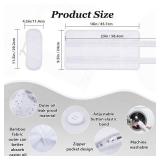 FACTORY SEALED - 2 Pack Castor Oil Pack Wrap, Reusable Organic Castor Oil Pack Waist and Neck Kit with Adjustable Strap, Castor Oil Packs for Detox, Aid Sleep, Constipation (Castor Oil Not Included)