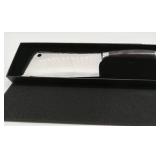 FACTORY SEALED - TONGMARU Cleaver Knife, 7 inch Professional High Carbon Razor Super Sharp German Stainless Steel - Chinese Chef Cooking Knife with Ergonomic Forged PakkaWood Handle, with Luxury Gift 