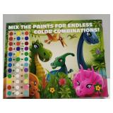 FACTORY SEALED - Paint Your Own Dinosaurs Art Kit