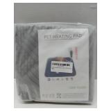 FACTORY SEALED - Pet Heating Pad for Dogs and Cats, Waterproof Dog Cat Heating Pad Indoor Heated Blanket Pet Cat Bed Pad with Detachable Cover, 9 Adjustable Temperature & Timer (Medium(18.0L x 18.0"W 