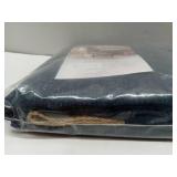 FACTORY SEALED - Navy Blue Brightsheer Window Curtains - 2 Pack
