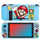 APPEARS NEW - Xcitifun Case Designed for Nintendo Switch for Girls Boys Kids Soft Slim TPU Switch Cases Cute Kawaii Character Cartoon Protective Shell Cover Compatible with Nintendo Switch 2017 - Blue