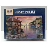 FACTORY SEALED - Mediterranean Harbour 1000 Piece Puzzle