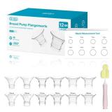 FACTORY SEALED - Dr.isla Breast Pump Flange Insert - 3 in 1 Flange Sizing Kit 13/15/17/19/21/24mm 12 pcs for Dr.isla & Other 24mm Most Pumps, Nipple Card, Cleaning Brush, Breastfeeding Essential Pumpi